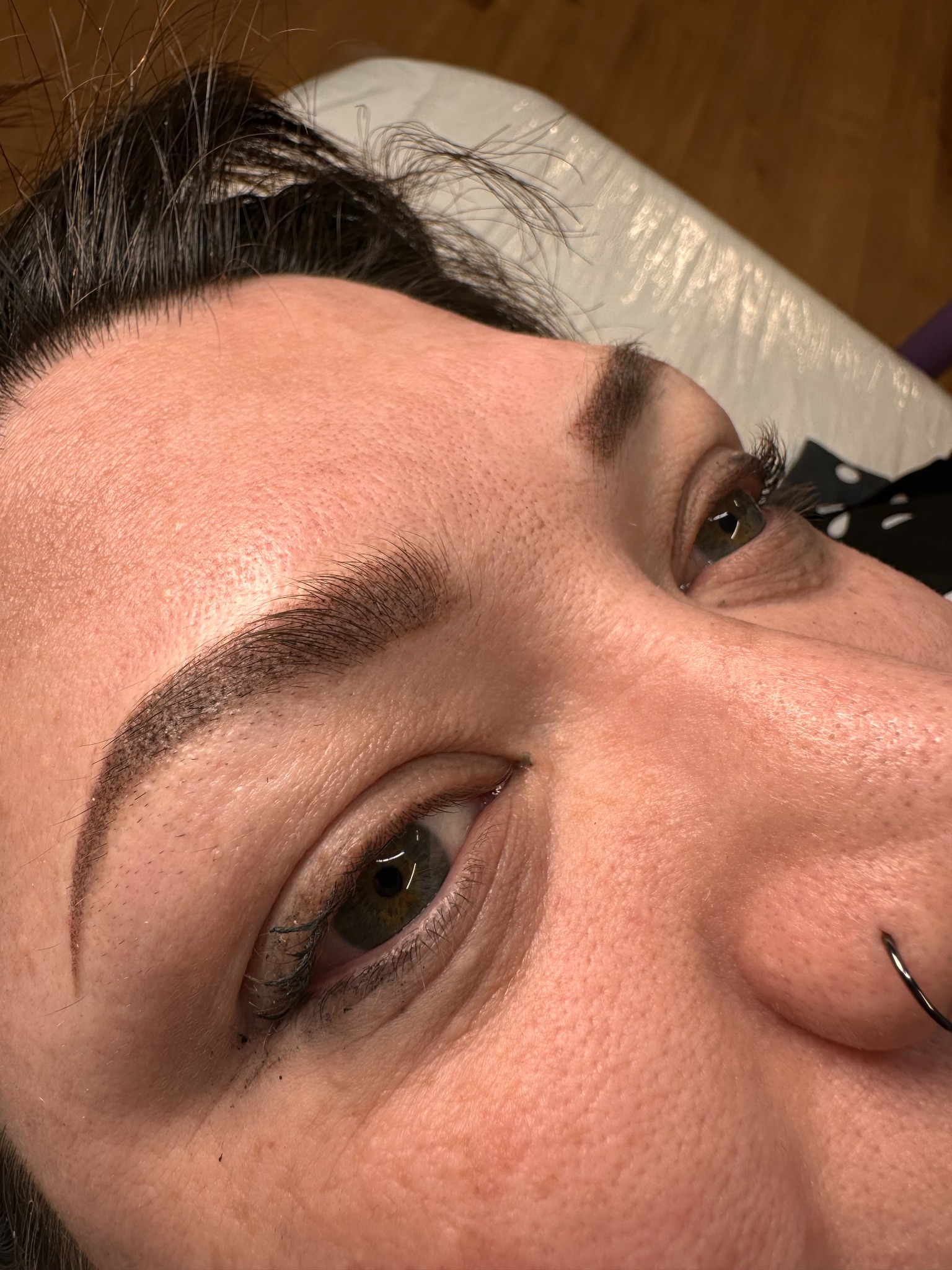Healed powder brow permanent makeup result by Lol in Sunderland